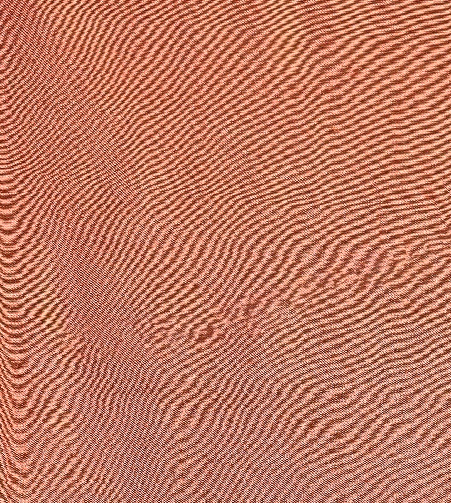 Vibrant Peach Orange Unstitched Cotton Silk Suit with Scattered Motif Work