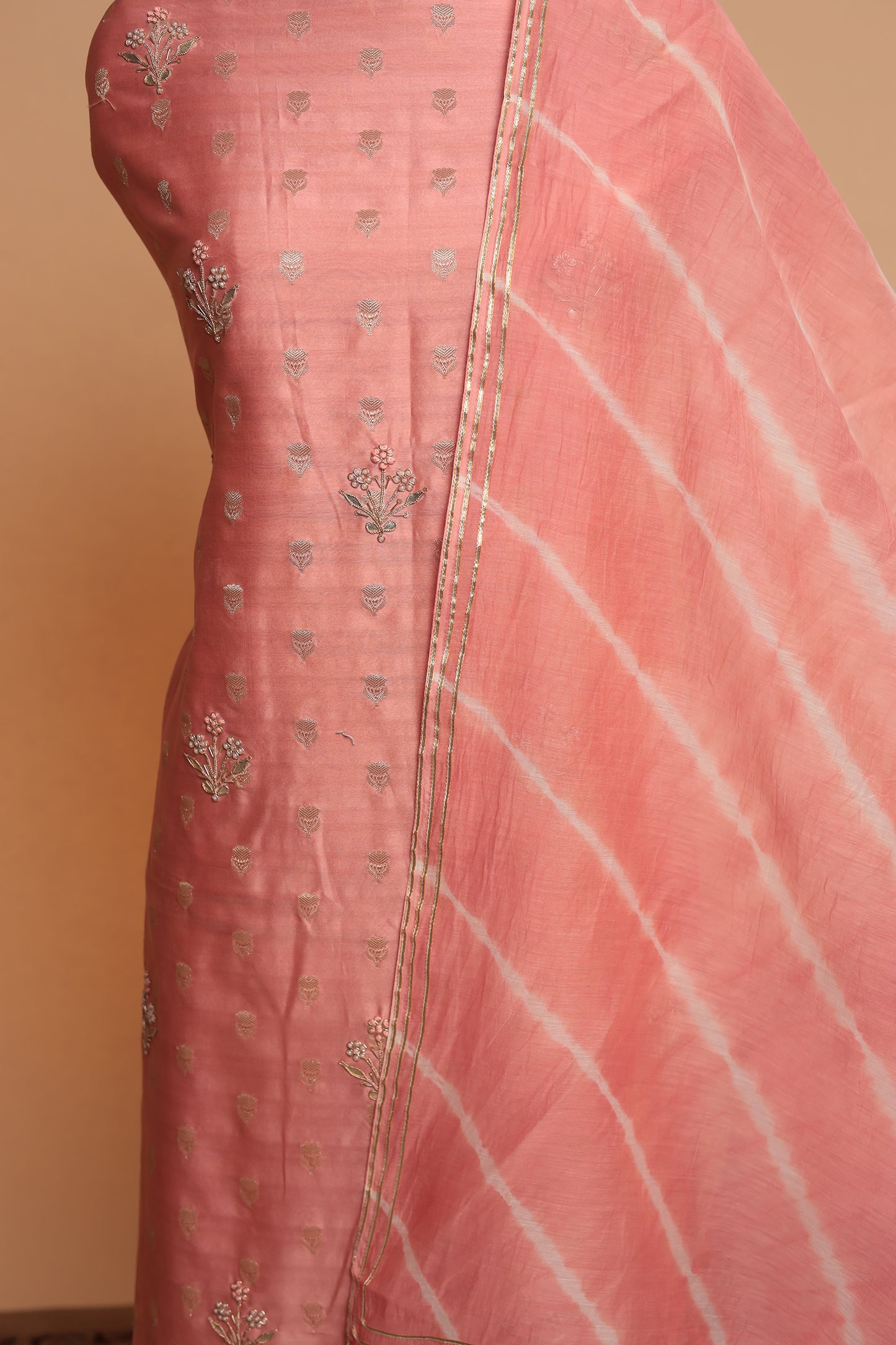Luxury Festive Wear Unstitched Dress Material