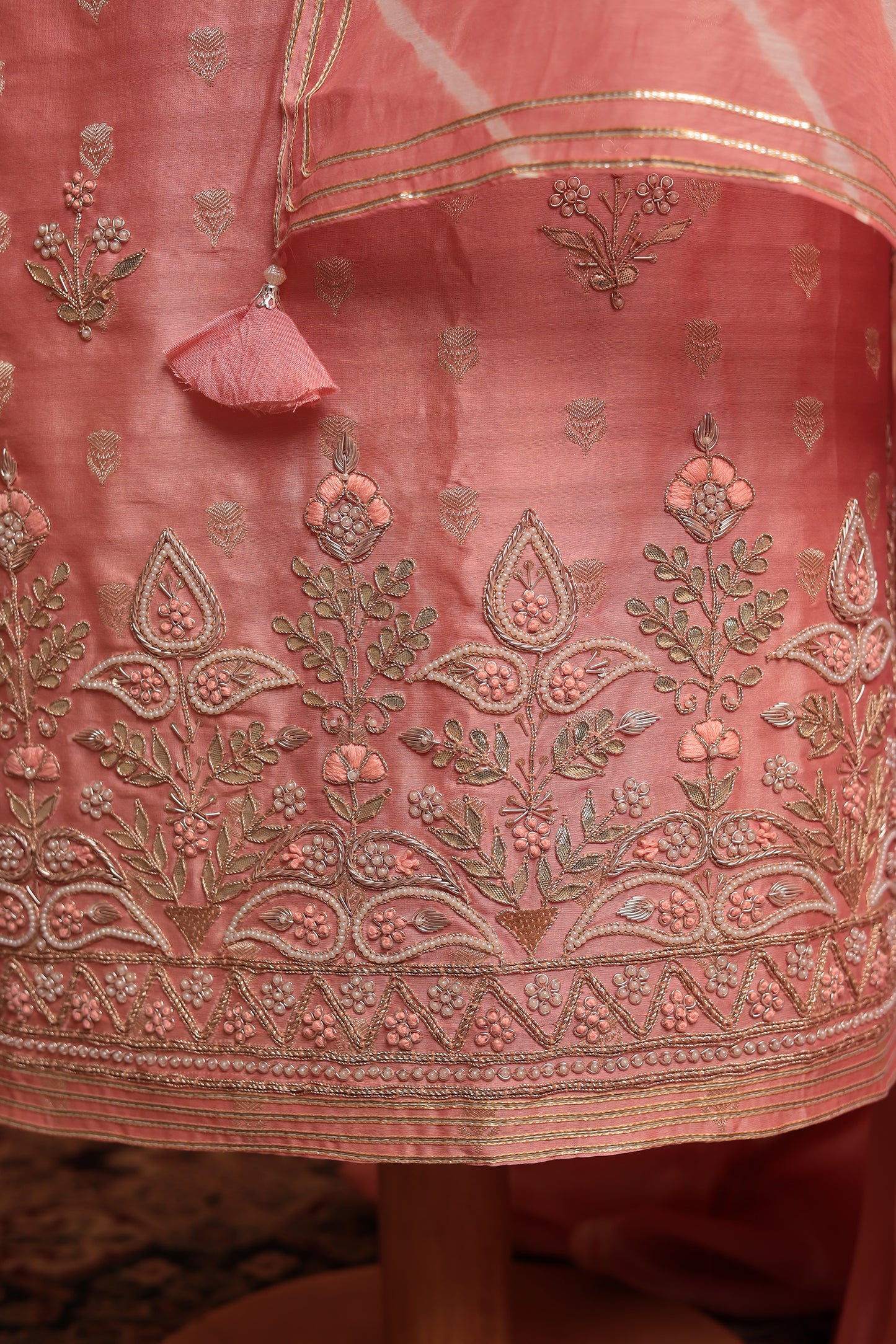 Luxury Festive Wear Unstitched Dress Material