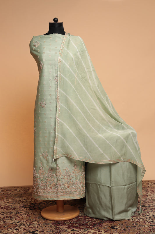 Latest Pakistani Style Unstitched Suit | Luxury Festive Wear