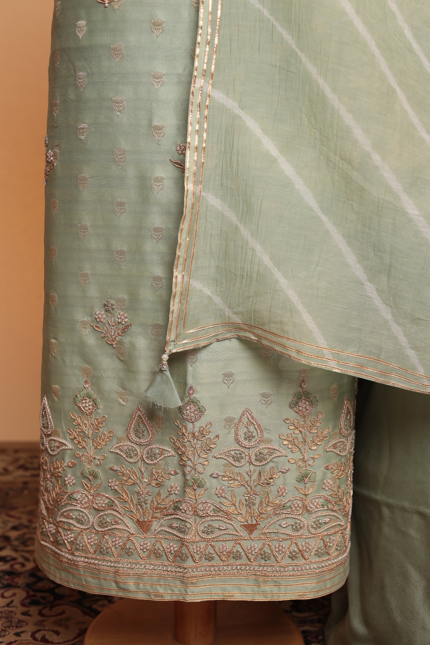 Latest Pakistani Style Unstitched Suit | Luxury Festive Wear
