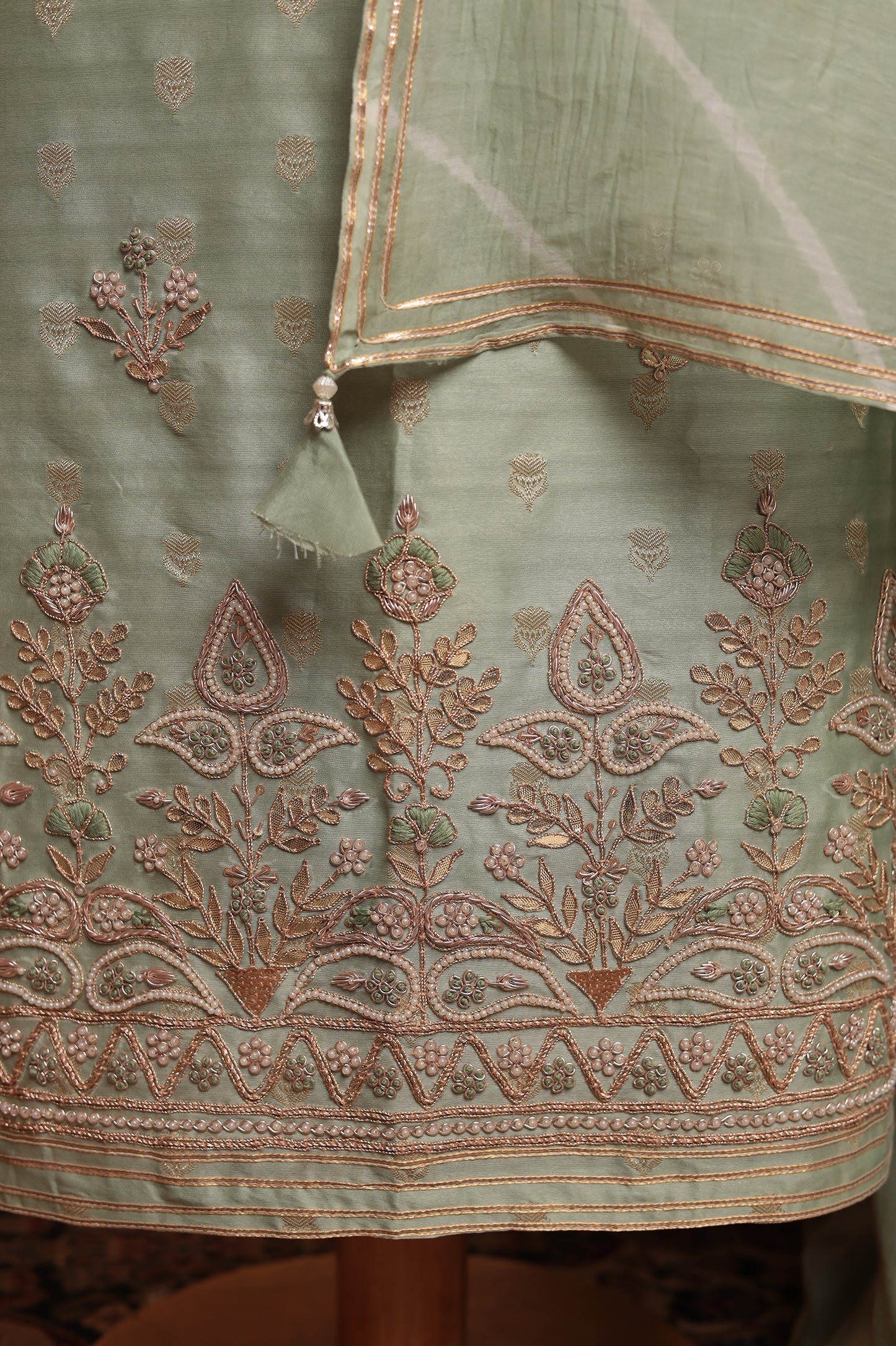 Latest Pakistani Style Unstitched Suit | Luxury Festive Wear