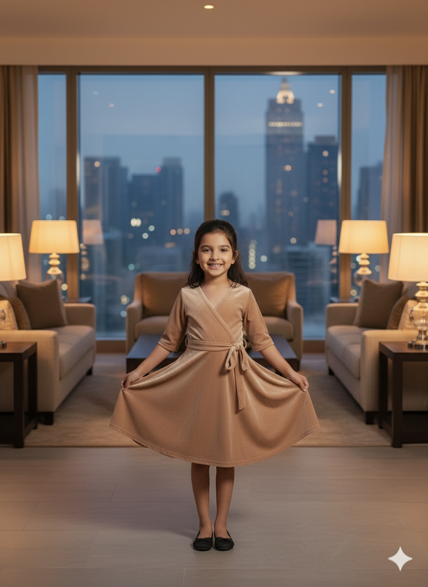 Custom Size Mom & Me Matching Velvet Dress | Mother Daughter Coordinated Outfit | Personalized Fit Required