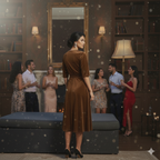 Mom & Me Matching Velvet Dress Set – Elegant Wrap Style Party Dresses for Mother & Daughter