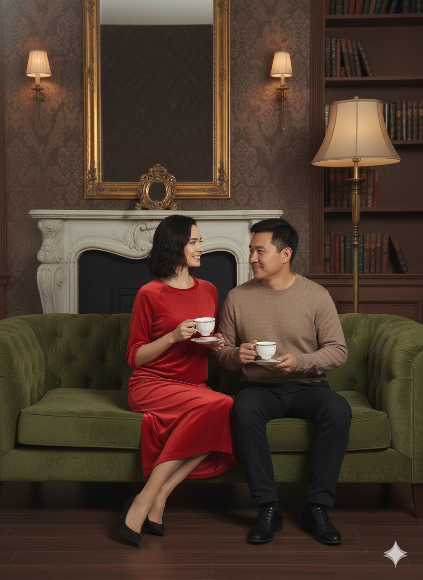 Red Velvet Night Dress for Women | Soft Long Velvet Night Gown | Elegant Lounge & Sleep Wear