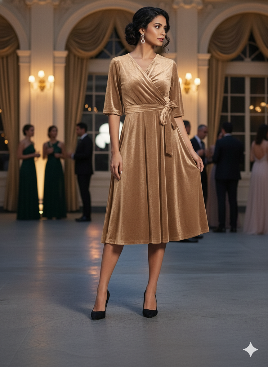 Custom Size Mom & Me Matching Velvet Dress | Mother Daughter Coordinated Outfit | Personalized Fit Required