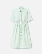 Mint Green Button Down Midi Dress for Women | Casual Shirt Style Midi Dress | Summer Day Dress