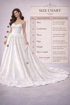 Elegant Ivory Western Wedding Gown for Women – Strapless Bridal Dress with Flowing Train
