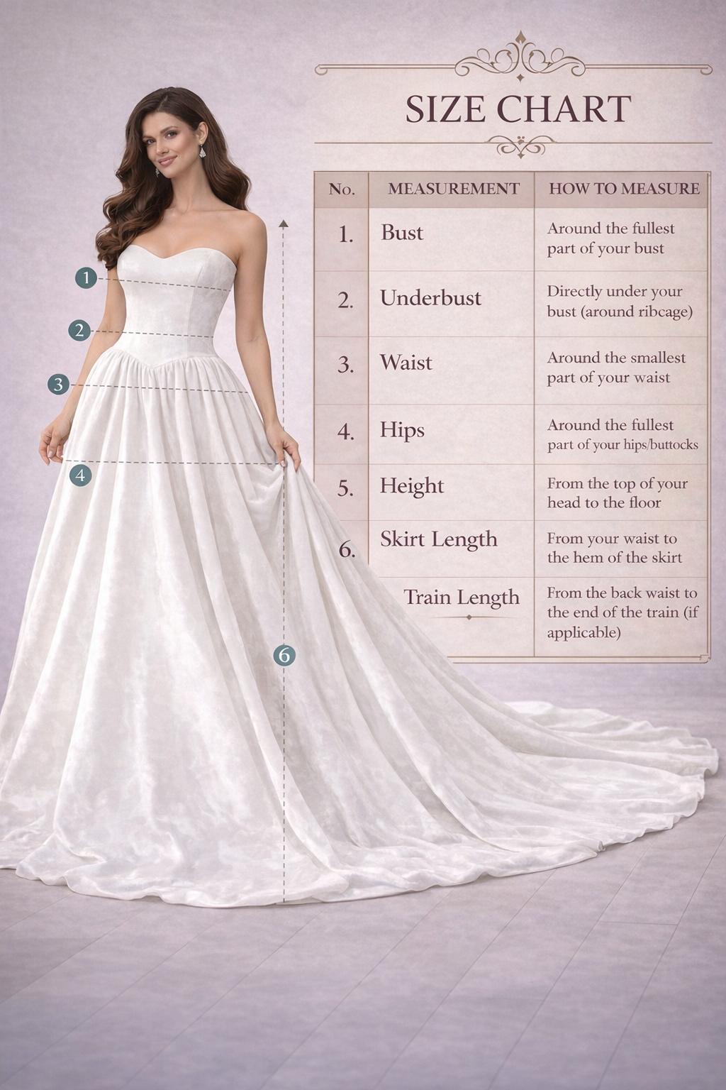 Elegant Ivory Western Wedding Gown for Women – Strapless Bridal Dress with Flowing Train